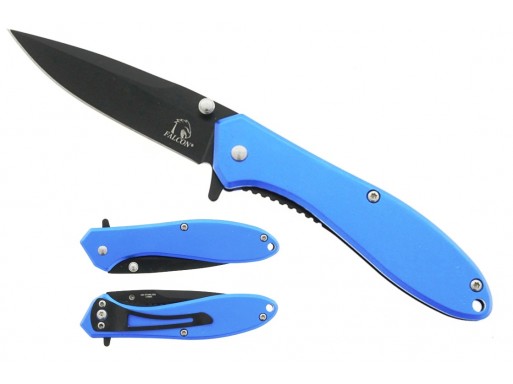 Falcon 7" Spring Assisted Pocket Knife KS9004BL